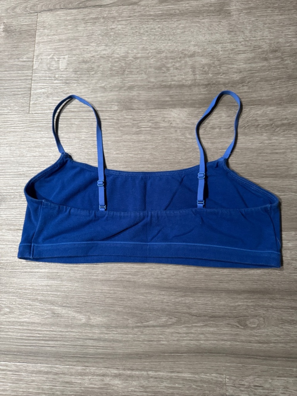 SKIMS Cotton Jersey Scoop Bralette — Cobalt - Picture 2 of 6